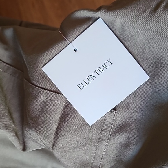 Ellen Tracy Jacket With Draw Cord Hem Size Large - Picture 5 of 15